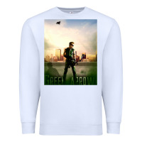 White green arrow Premium Sweatshirt - lanVoArt