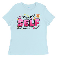 Baby Blue self love Ladies Tee - Artiststas