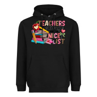 Black Teachers Always Make The Nice List Heavyweight Hoodie - CowhideDigitalArt