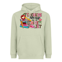 Matcha Teachers Always Make The Nice List Heavyweight Hoodie - CowhideDigitalArt