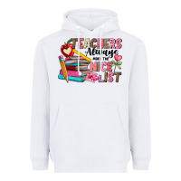 White Teachers Always Make The Nice List Heavyweight Hoodie - CowhideDigitalArt