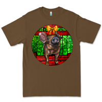 Cacao christmas pig Premium Tee - LillyAllenDesigns