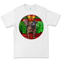 White christmas pig Premium Tee - LillyAllenDesigns