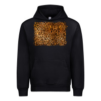 Black handdrawn leopard pattern Urban Hoodie - BarkalooDesign