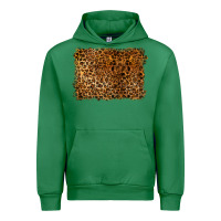 Emerald handdrawn leopard pattern Urban Hoodie - BarkalooDesign