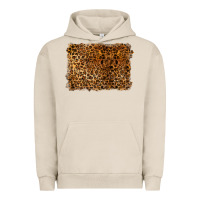 Pigment French Oak handdrawn leopard pattern Urban Hoodie - BarkalooDesign