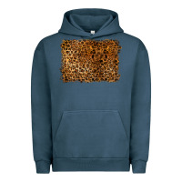 Pigment Midnight Navy handdrawn leopard pattern Urban Hoodie - BarkalooDesign