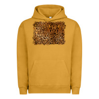 Pigment Peanut Butter handdrawn leopard pattern Urban Hoodie - BarkalooDesign