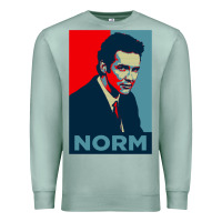 Seafoam norm macdonald political poster Premium Sweatshirt - lanVoArt