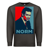 Smoke norm macdonald political poster Premium Sweatshirt - lanVoArt