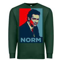Sports Green norm macdonald political poster Premium Sweatshirt - lanVoArt