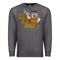 Charcoal Heather yabba dabba doobie! Premium Sweatshirt - lanVoArt