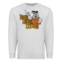 Dove Grey yabba dabba doobie! Premium Sweatshirt - lanVoArt