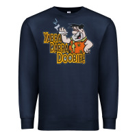 Navy yabba dabba doobie! Premium Sweatshirt - lanVoArt