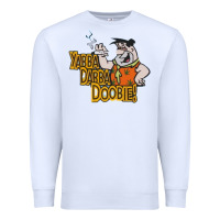White yabba dabba doobie! Premium Sweatshirt - lanVoArt