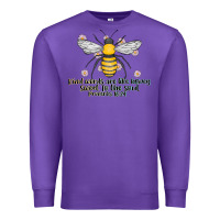 Purple Kinda Words Are Like Honey Sweet To The Soul Premium Sweatshirt - CowhideDigitalArt