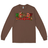 Chestnut howdy christmas gingerman bread with cowboy Long Sleeve Tee - CowGirlArtShop