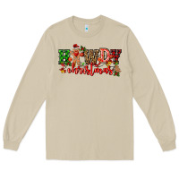 Mushroom howdy christmas gingerman bread with cowboy Long Sleeve Tee - CowGirlArtShop