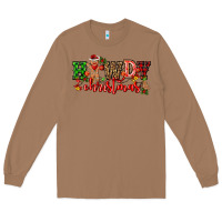 Toasted Coconut howdy christmas gingerman bread with cowboy Long Sleeve Tee - CowGirlArtShop