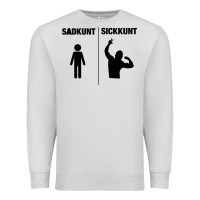 Dove Grey zyzz sadkunt sickkunt gym bodybuilding motivational aesthetic veni vid Premium Sweatshirt - lanVoArt