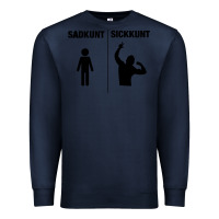 Navy zyzz sadkunt sickkunt gym bodybuilding motivational aesthetic veni vid Premium Sweatshirt - lanVoArt