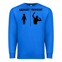 True Royal zyzz sadkunt sickkunt gym bodybuilding motivational aesthetic veni vid Premium Sweatshirt - lanVoArt