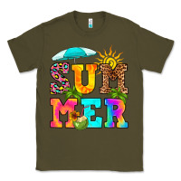 Army Green summer Classic Tee - RanaPortraitStore