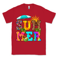 Red summer Classic Tee - RanaPortraitStore