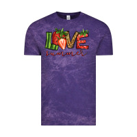 Cloud Purple love summer strawberry Vintage Tee - Jasminsmagicworld