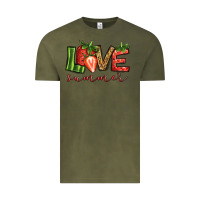 Vintage Olive love summer strawberry Vintage Tee - Jasminsmagicworld