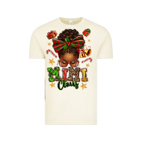 Vintage Arctic mimi claus afro messy bun Vintage Tee - texasbilliewilder