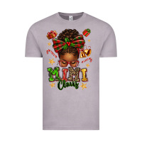 Vintage Zinc mimi claus afro messy bun Vintage Tee - texasbilliewilder