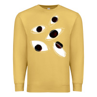 Antique Gold weirdcore staring Premium Sweatshirt - lanVoArt
