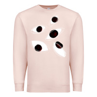 Pale Pink weirdcore staring Premium Sweatshirt - lanVoArt