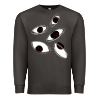 Smoke weirdcore staring Premium Sweatshirt - lanVoArt
