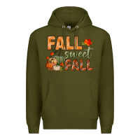 Army Green fall sweet fall Premium Hoodie - BundleAndBundleShop