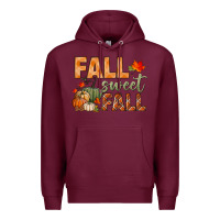 Burgundy fall sweet fall Premium Hoodie - BundleAndBundleShop
