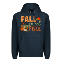 Navy fall sweet fall Premium Hoodie - BundleAndBundleShop