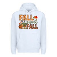 White fall sweet fall Premium Hoodie - BundleAndBundleShop
