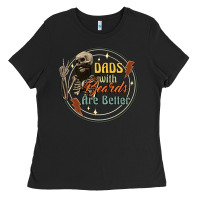 Black dads with beards are better Ladies Tee - Artiststas