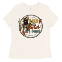 Dads With Beards Are Better Ladies Tee | Teevron