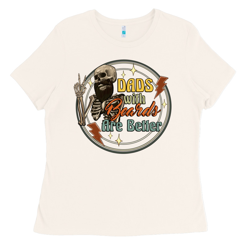Dads With Beards Are Better Ladies Tee by Artiststas | Teevron