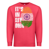 Cardinal IT'S IN MY DNA India Flag Indian Premium Sweatshirt - lanVoArt