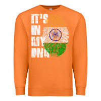 Carrot IT'S IN MY DNA India Flag Indian Premium Sweatshirt - lanVoArt