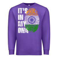 It's In My Dna India Flag Indian Premium Sweatshirt | Teevron