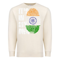 Sandshell IT'S IN MY DNA India Flag Indian Premium Sweatshirt - lanVoArt