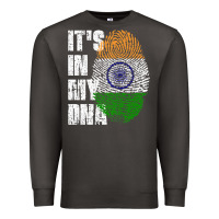 Smoke IT'S IN MY DNA India Flag Indian Premium Sweatshirt - lanVoArt