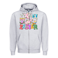 Heather Grey My 1st Easter Zipper Hoodie - CowhideDigitalArt