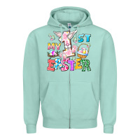 Seafoam My 1st Easter Zipper Hoodie - CowhideDigitalArt