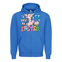 True Royal My 1st Easter Zipper Hoodie - CowhideDigitalArt